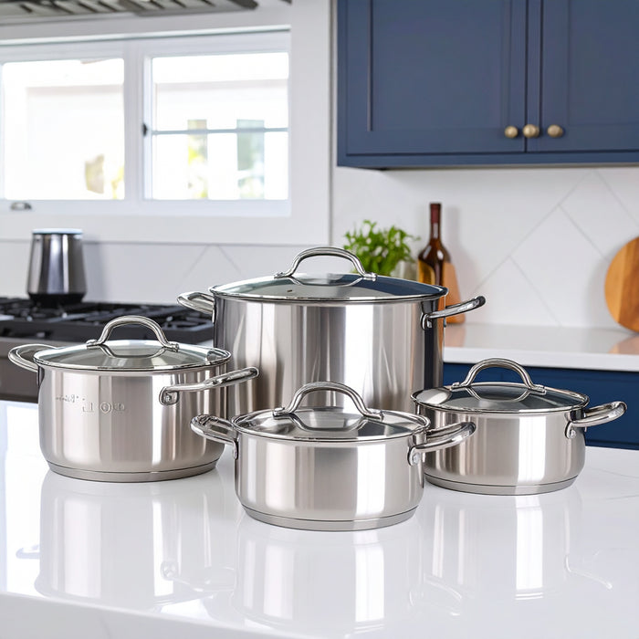 All-Clad D5 Stainless Steel Cookware Set (10-Piece)