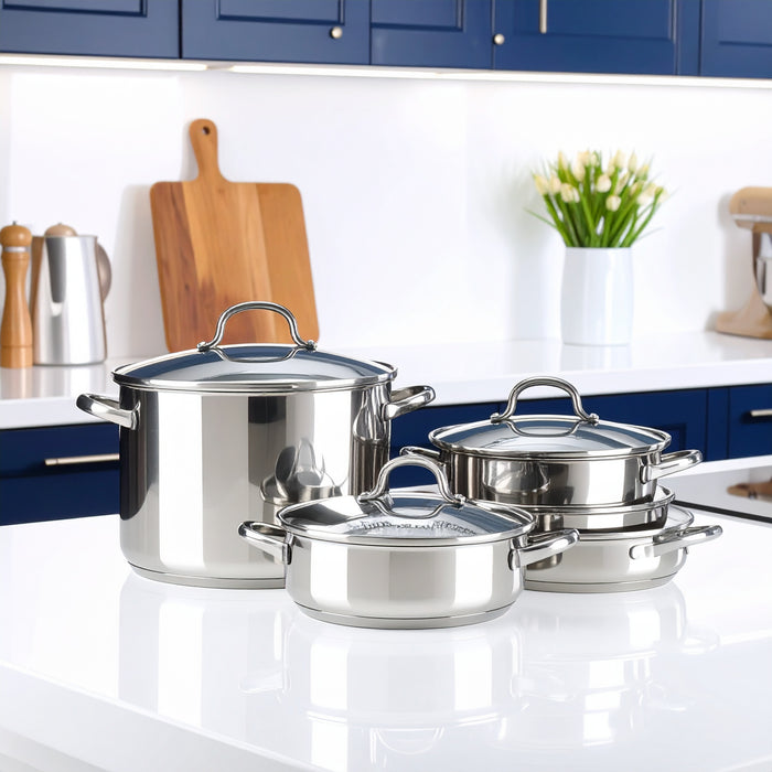 All-Clad D5 Stainless Steel Cookware Set (10-Piece)