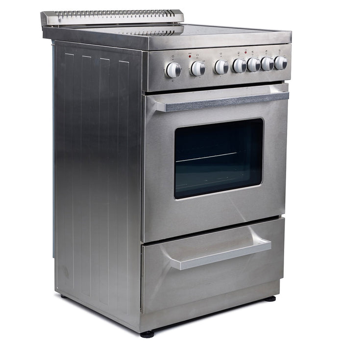 20″ 4 Burners Freestanding Electric Stove